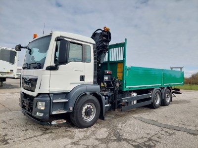 MAN TGS 26.320 6x4/4 Hydrodrive BL + HR HIAB